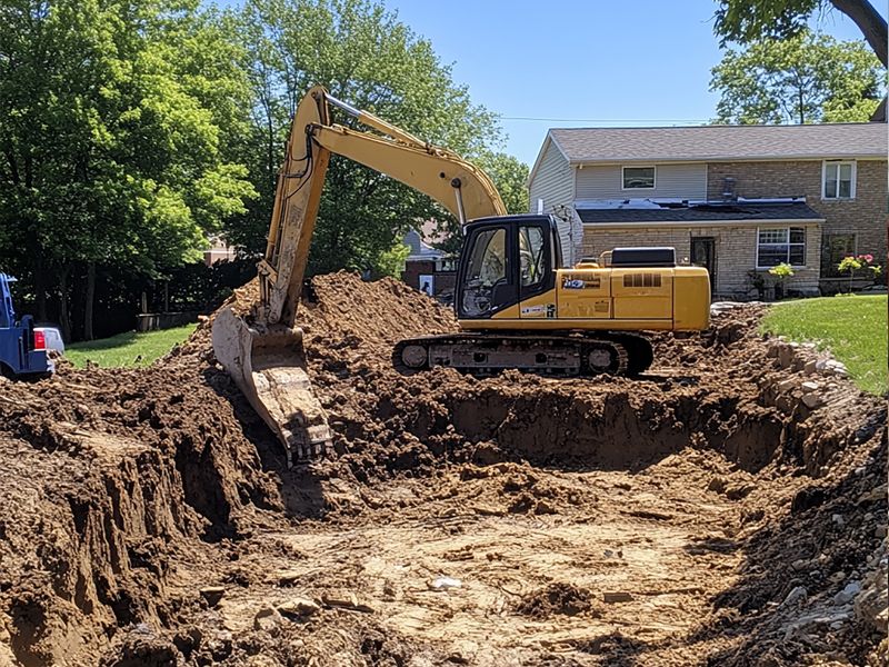 Travaux d'assainissement à Fonsorbes
